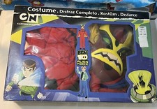 Vintage Ben 10 Alien Force TurboRay Costume 9-11 Yr Old Unused Box 2009