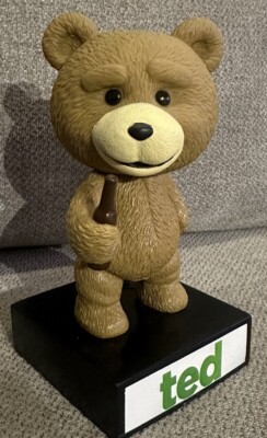 2012 Rare TED Movie Talking FUNKO Wacky Wobbler Bobble Head Bear Tested FreeShip
