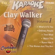 20440 CLAY WALKER  CHARTBUSTER KARAOKE CDG