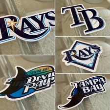 Tampa Bay Devil Rays Baseball Logo MLB Sticker Decal Vinyl Sz: 2"-18" waterproof