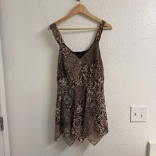 Vintage Separates NYC Handkerchief Hem Tank Top – Size XL