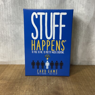 Stuff Happens: To You. To Me. To Pretty Much Everybody Card Game 2 Players Fun