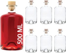 500 ml Leere Glasflaschen - Apotheker, Wein, Schnaps, Essig, Öl , Casavetro
