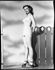 Piper Laurie Leggy Cheesecake Glamour Pin Up Photo Shoot Vintage 8x10 Negative