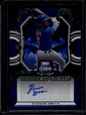 2023 Panini Elite Extra Edition D'Andre Smith Hidden Gems Blue Signatures