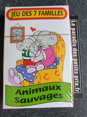 Jeu des 7 familles ,jeu de cartes 7 familles 42 cartes " animaux sauvages " - Photo 1/2