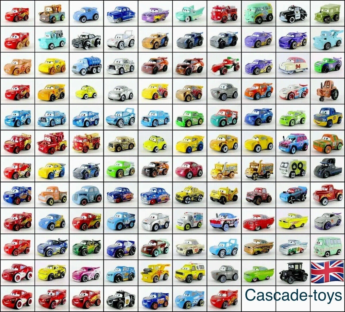 Disney Pixar Cars Metal Mini Racers Blind Box Opened Choose