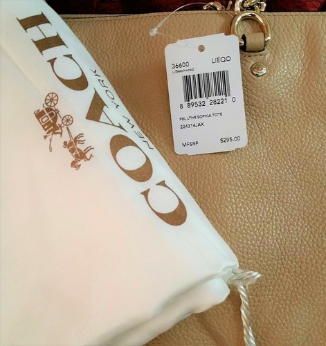 Borsa Coach Sophia in pelle di ciottoli stile 36600 - Foto 4 di 4