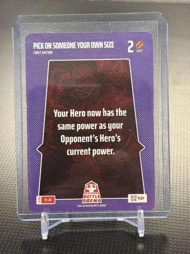 2024 Bo Jackson Battle Arena Pick On Someone Your Own Size SP Play Card #PL-28
