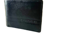 Swiss Gear Genuine Leather Wallet - Tri-fold Black