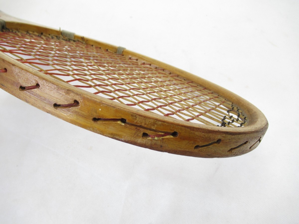 Raquette De Tennis Vintage Wilson En Bois - État Doré, Ancienne, Rare, Occasion