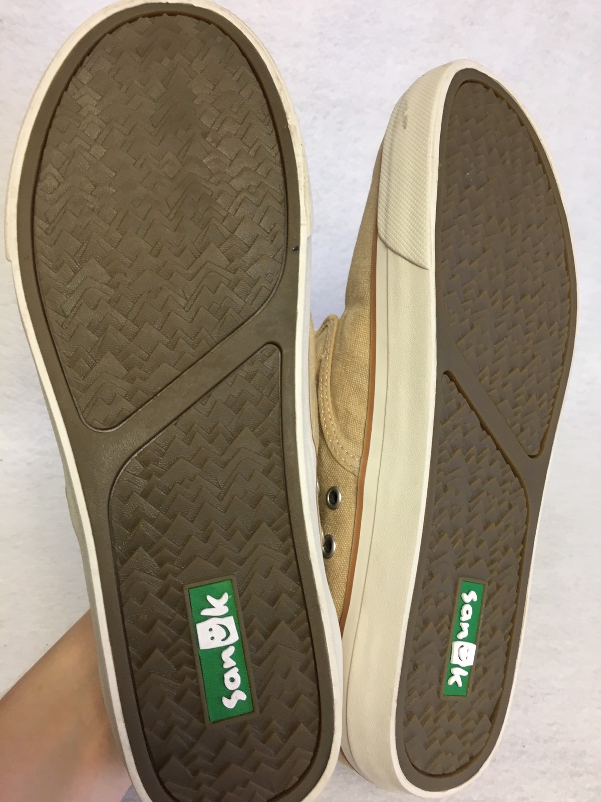 SANUK GUIDE PLUS WASHED Natural Beige LACE-UP URBAN WALLA BOAT SHOES sizes