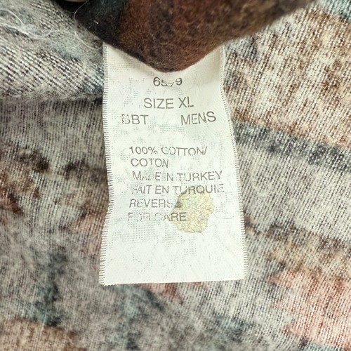 Vintage Woolrich Shirt Mens Extra Large Brown Chamois Button Down Aztec 90s - Picture 5 of 10