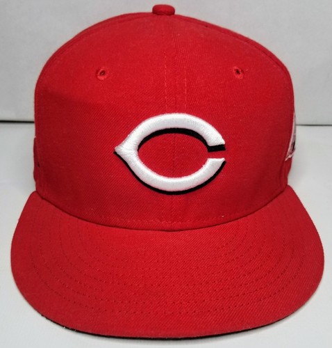 Cincinnati Reds New Era 59Fifty Fitted Hat Size 7 1/8 - 2015 All-Star Game Patch - Picture 3 of 7