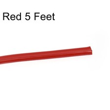 5 ft 8 GA Gauge AWG Car Audio Amplifier Battery Power Cable Ground Wire CCA Red