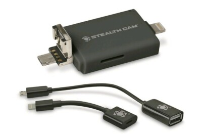 Gsm Stealth Cam Triple Connection Memory Card Reader Android/IOS STCDDMCR