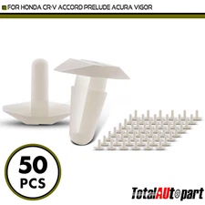 50Pcs Hood Seal Retainer Clips for Honda CR-V Accord Prelude Acura Integra Nylon