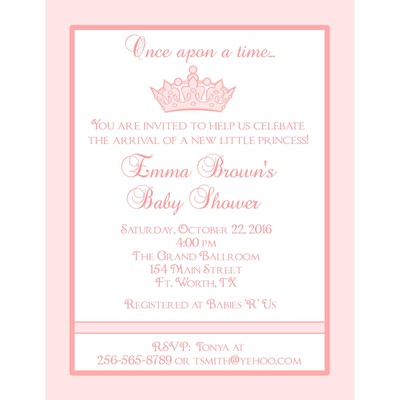 personalized baby shower invitations