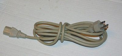 6 Foot I-Sheng E55943 SP-30 10A 125V 1250W Gray Power Cord Used