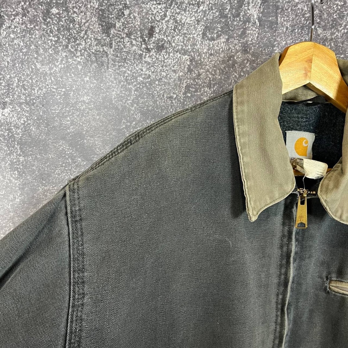 Carhartt J97 PTL Detroit Jacket Vintage USA WorkWear Gray