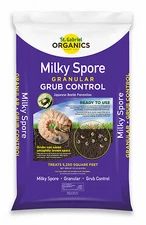 St. Gabriel Organics 80015-4 Milky Spore Grub Control Spreader Mix, 15 Lbs.,