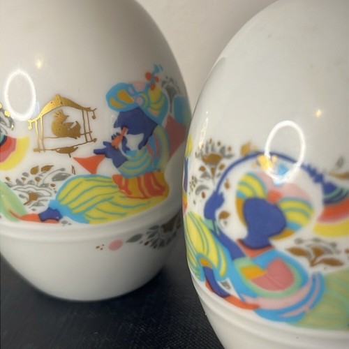 RARO Rosenthal Asimetria Series Porcelana Huevo Sal Pimienta Coctelera Bjorn Wiinblad - Imagen 7 de 7
