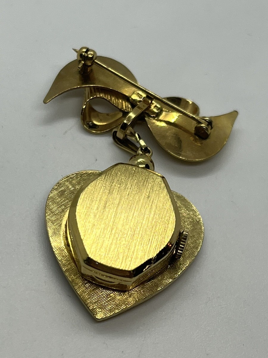 Vantage 17 Jewels women’s watch on a pin gold tone vintage UNTESTED Vantage 17 Jewels women main image 4