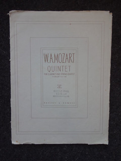 Mozart Klarinettenquintett A Dur KV581 Boosey und Hawkes