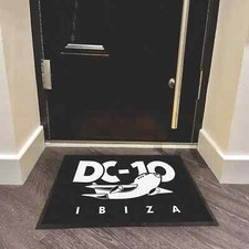 Club DC10 Ibiza Floor Mat - Perfect for Mancave / Home Bar / Door Mat