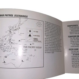 Silent Service Nes Manual Instruction Booklet