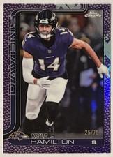 2025 Topps Chrome NFL  Nick Emmanwori Rookie Seattle Seahawks Purple Pigskin /75