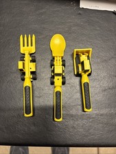 Set Of 3 Constructive Eating Utensils Plastic Construction Set Utensils