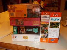 Ceaco/Master Pieces Jigsaw puzzles,Lot of 6 300 Pieces