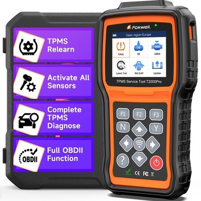 Foxwell T2000 PRO TPMS-Werkzeug: Reifendruck-Sensor-Neuabnahme & Programmierung