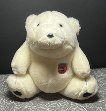 Vintage 1993 Coca-Cola Polar Bear Plush Always Coca-Cola Button Stuffed Toy