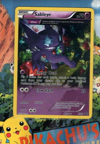 Pokémon TCG   Sableye XY92 Black Star Promo Cosmos Holo LP
