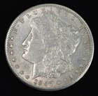 New Listing1897-S Morgan Silver Dollar $1- AU Details- Nice San Francisco Minted