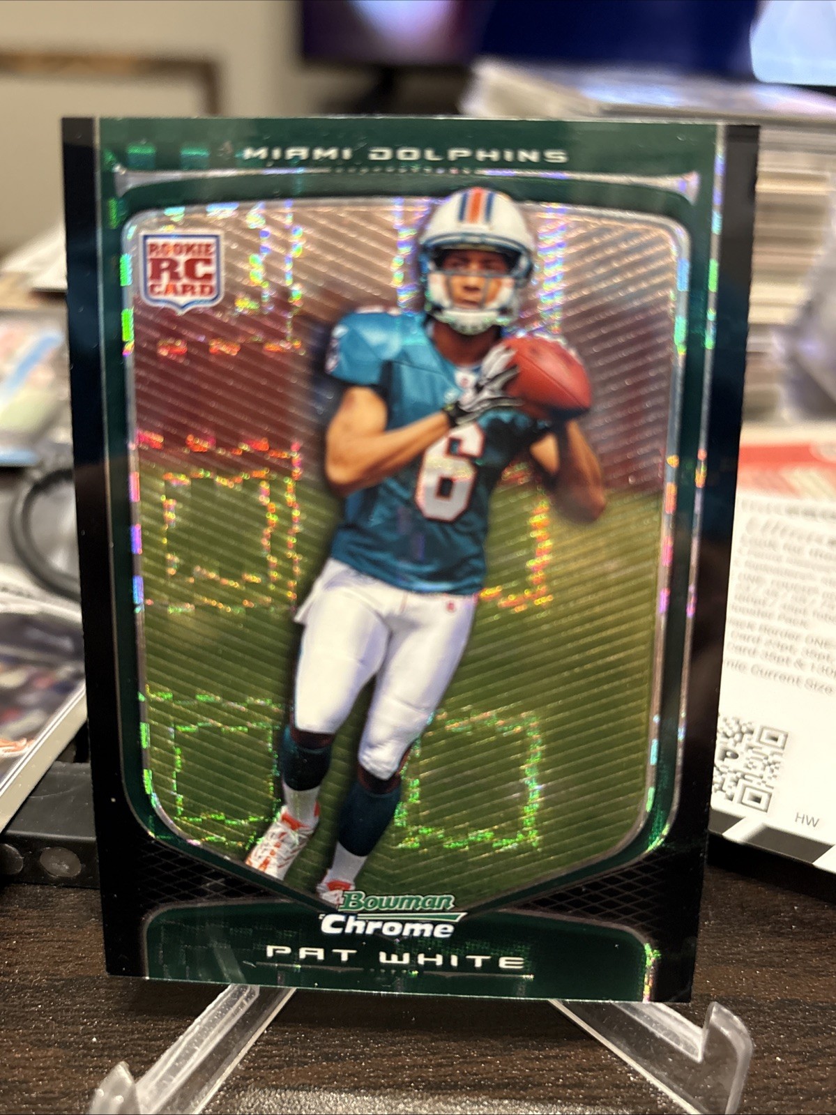 2009 Bowman Chrome X-Fractor/250 Pat White #139 Rookie RC!