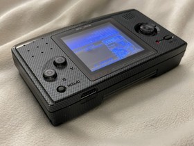 Neo Geo Pocket Color System  - Black - With IPS Backlight Mod & Flash Masta Cart