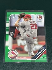 2019 Bowman Draft Tony Locey GREEN /99