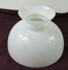 Antique Milk Glass Oil Lamp Shade  Fits Aladdin Rayo Coleman 10" Fitter