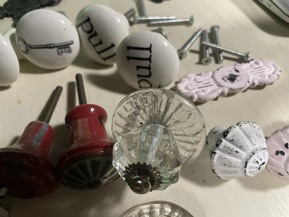 vintage Rare Hard To Find door hardware 22pcs Mixed Lot - Image 3 of 4