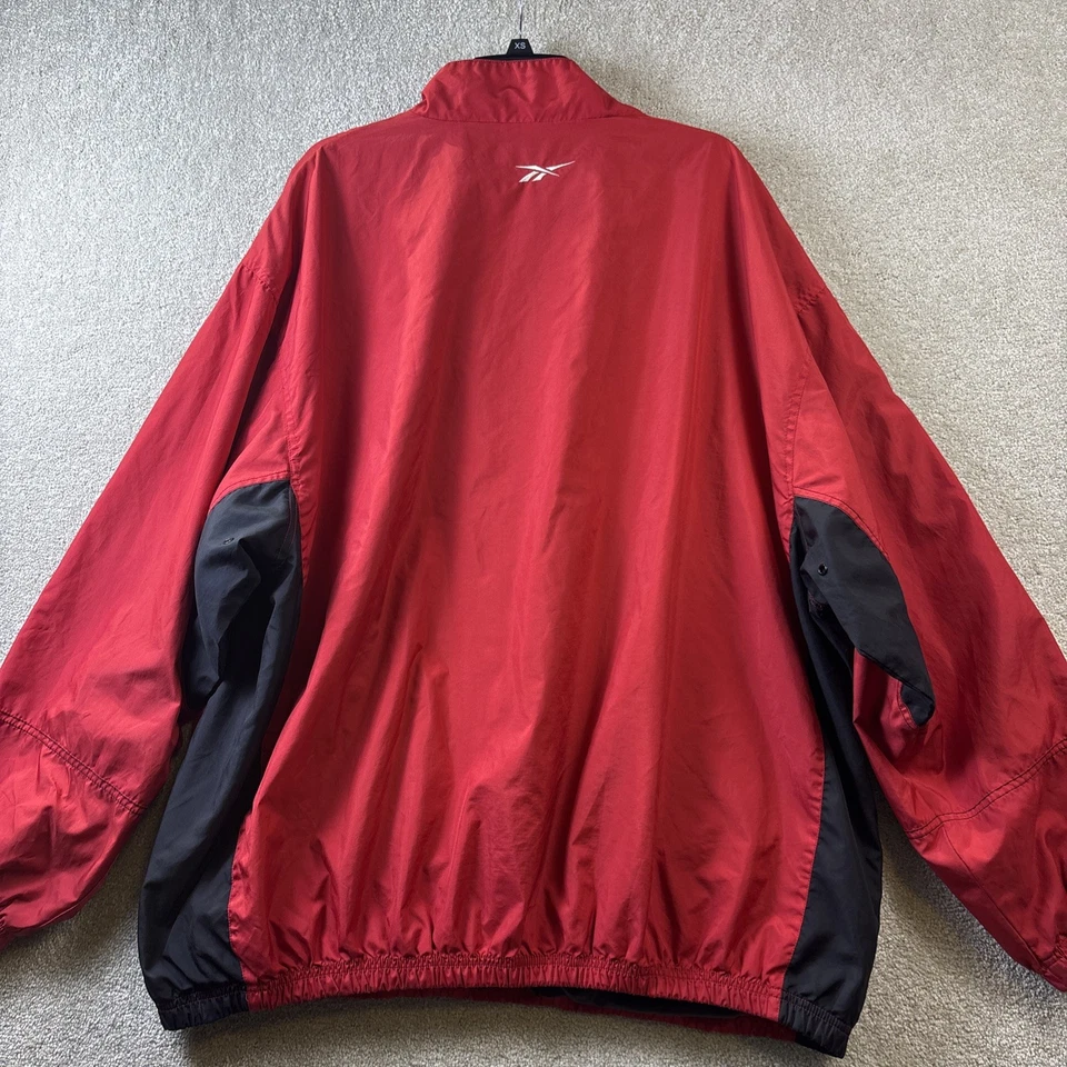 Vintage 90s Wisconsin Badgers Windbreaker Jacket 3XL Reebok Vector Logo Y2K *SEE - Image 3 of 4