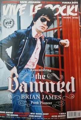 Vive le Rock Issue 121 The Damned - Brain James & Rick Buckler Obituaries