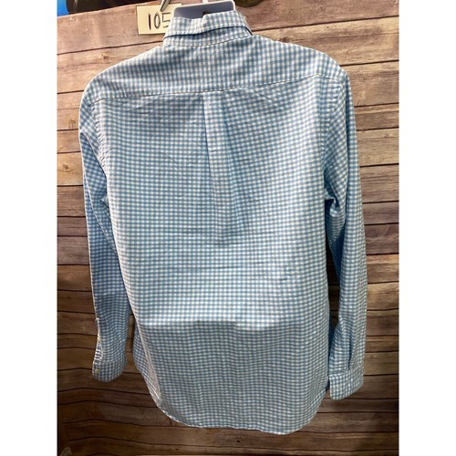 Polo Ralph Lauren Light Blue White Gingham Check Long Sleeve Button Down Mens XL - Bild 2 von 9