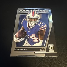 STEFON DIGGS 2021 PANINI DONRUSS OPTIC DOMINATORS INSERT CARD #DM-SD BILLS