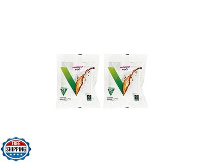 Hario V60 Paper Coffee Filter, Size 02, White, 200ct