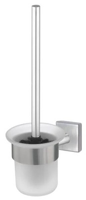 TrendLine WC-Bürstenhalter Simple Cube Edelstahl ohne bohren Toilettenbürste
