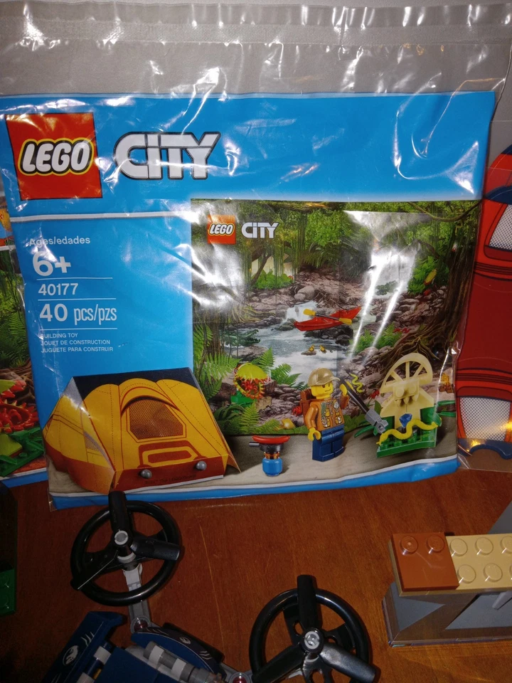 Lego Adventure LOT: Mountain Arrest Jungle Explorer Kit Tent Crocodile Jurassic  - Image 3 of 4