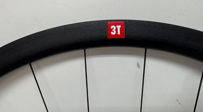 3T DISCUS C35 PRO Black Aluminum 15x100mm Thru Axle Disc 700C CX